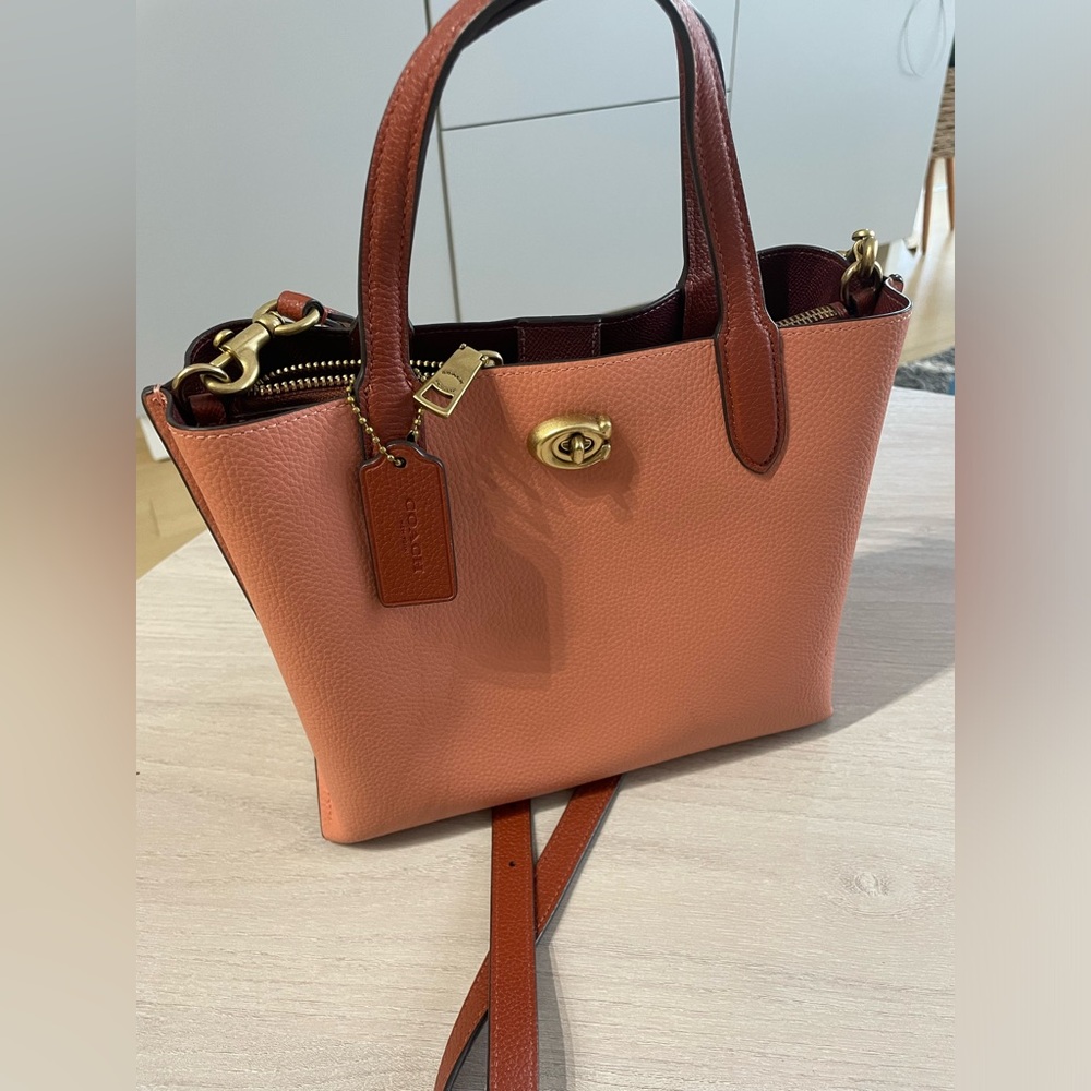 Coach Colour lock Leather Willow Bucket Bag